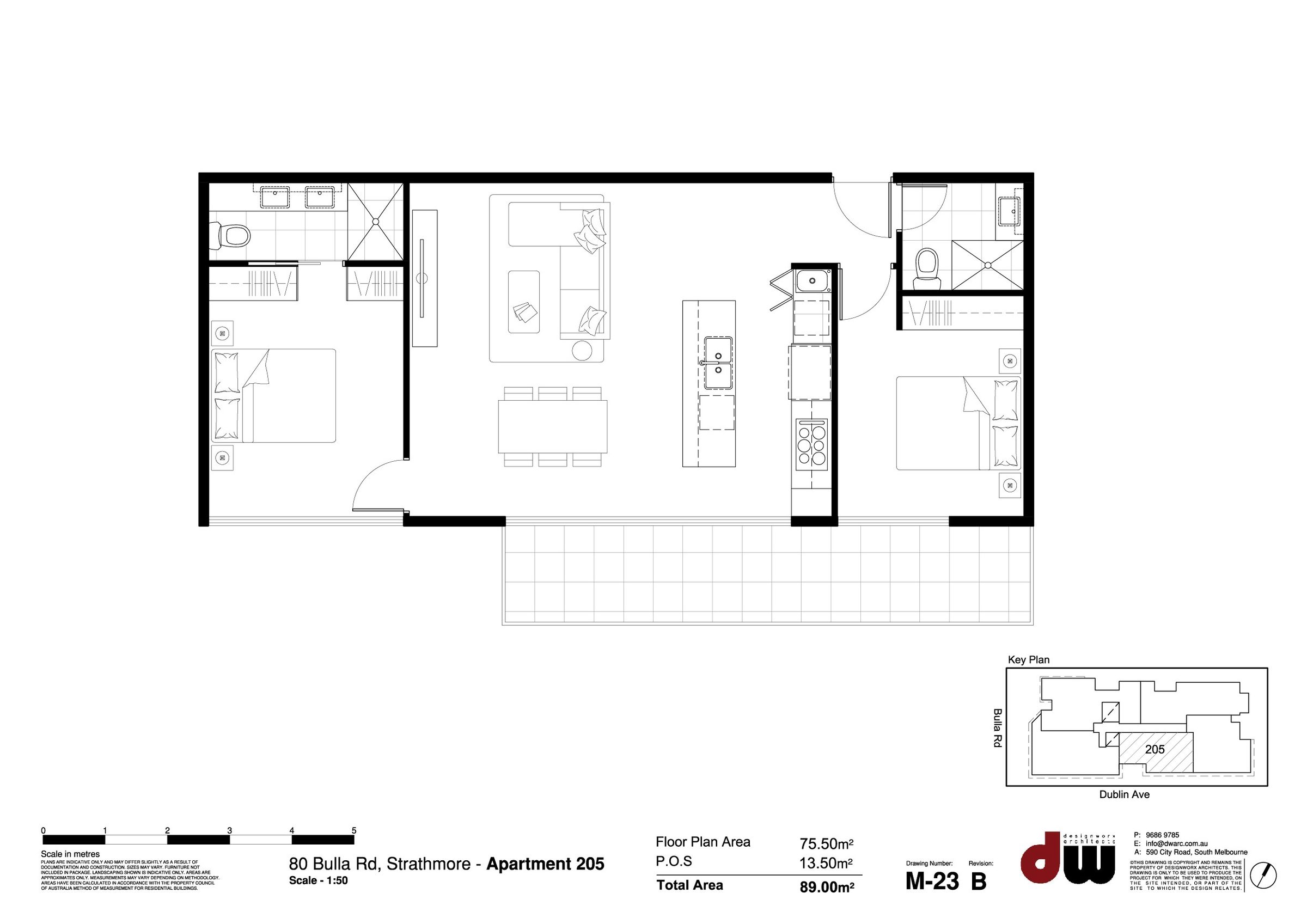 Floor plan for 105 / 80 Bulla Road, Strathmore