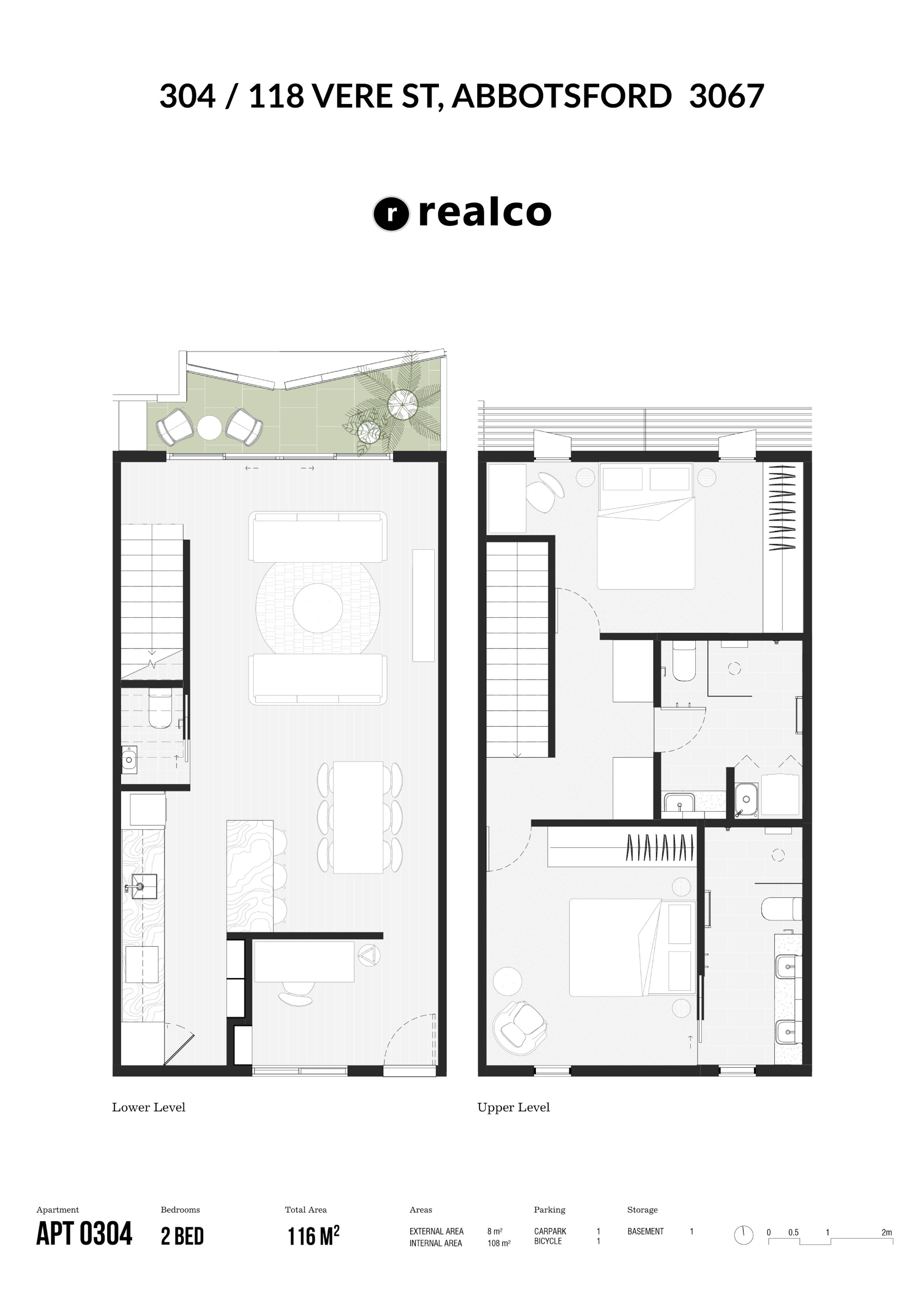Floor plan for 304 / 118 Vere Street, Abbotsford